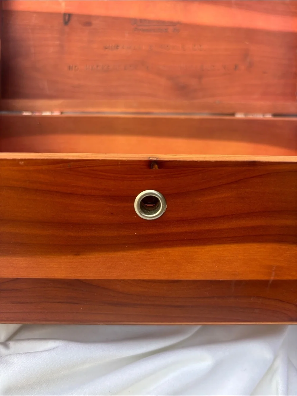 Vintage LANE Mini Cedar HOPE CHEST KEEPSAKE Box